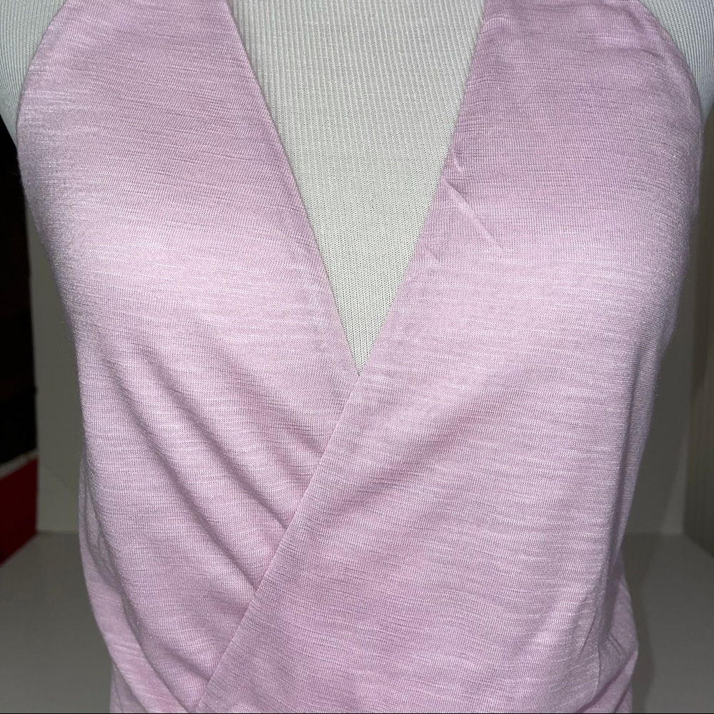 NEW Blue Life Lilac Deep V Haley Halter Bodysuit XS - Picture 6 of 14